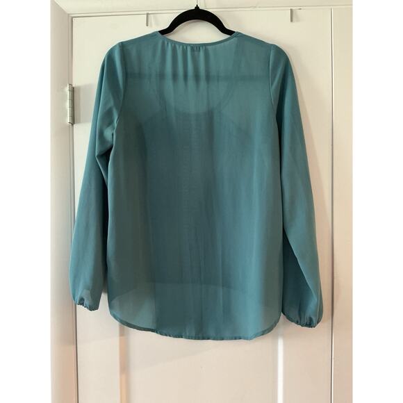 TOBI Tunic W Small Boho Peasant Chiffon Embroidered Aztec Feminine Sheer Tribal - Picture 6 of 9